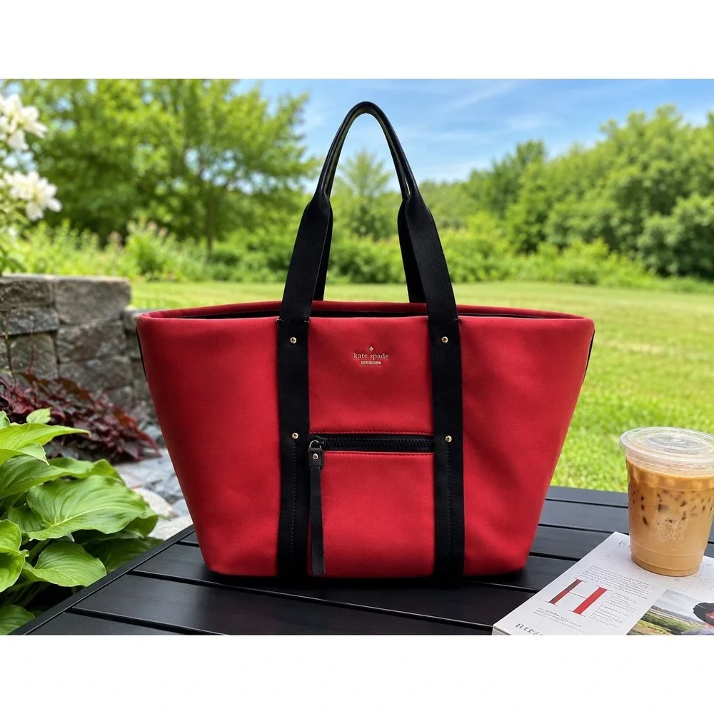 Kate Spade‎ Bag  Esta Street BABE Neoprene Red Tote